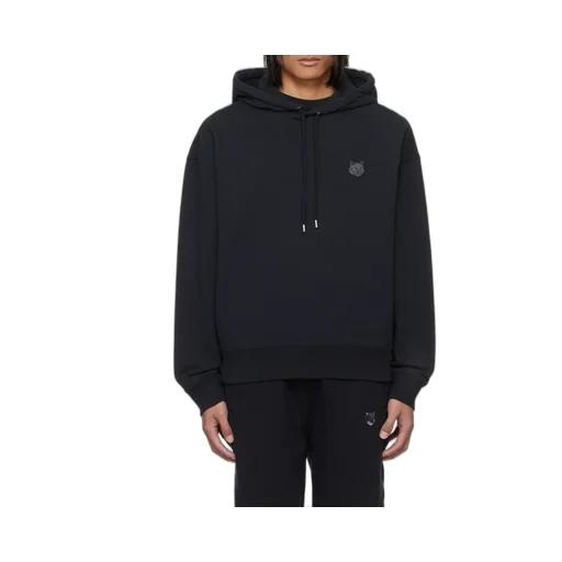 Fox Head Patch Drawstring Hoodie