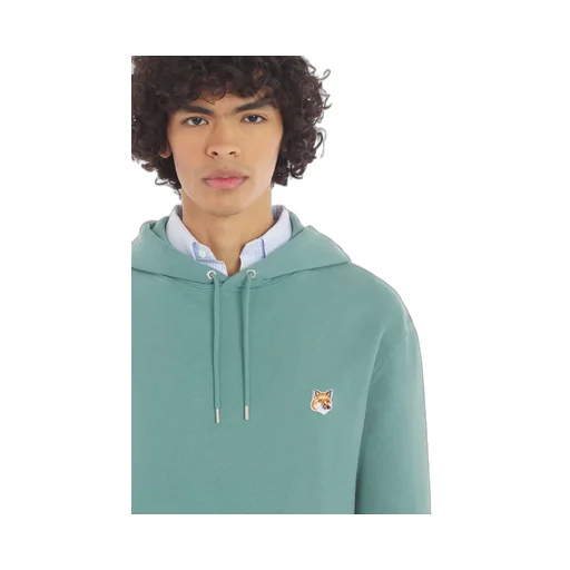 Fox Head Patch Drawstring Hoodie