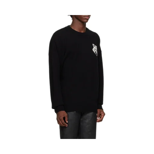 Fox Intarsia-Knit Crewneck Jumper