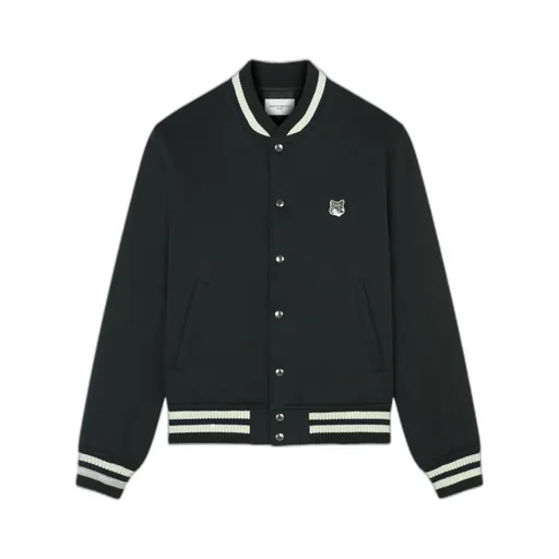 Logo Embroidered Bomber Jacket