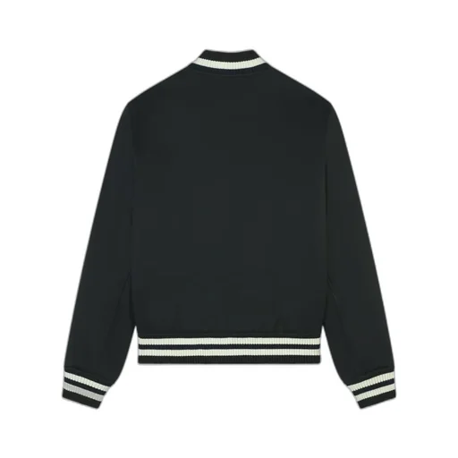 Logo Embroidered Bomber Jacket