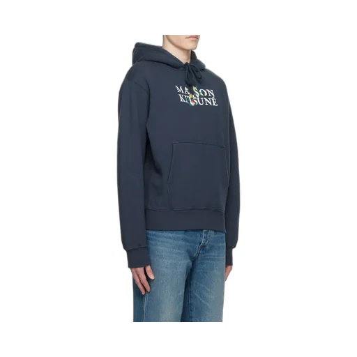 Logo Printed Drawstring Hoodie