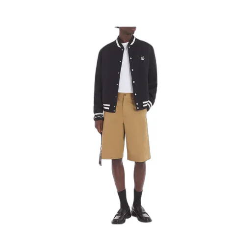 Logo Embroidered Bomber Jacket