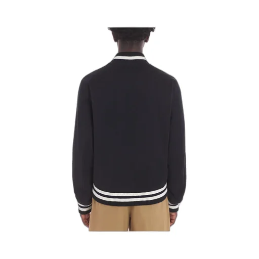 Logo Embroidered Bomber Jacket