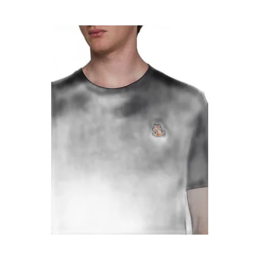 Chillax Fox Patch Crewneck T-Shirt