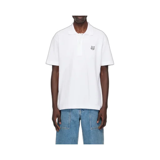 Fox Head Patch Short-Sleeved Polo Shirt