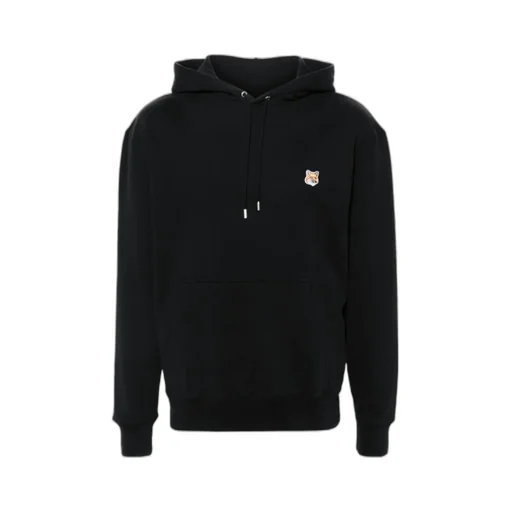 Fox Head Patch Drawstring Hoodie
