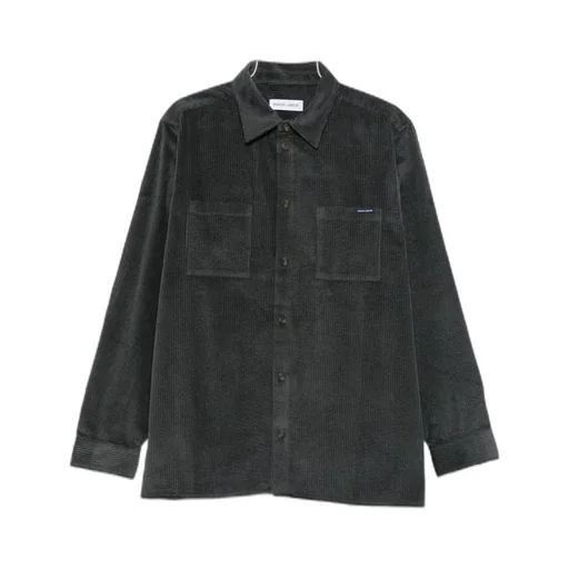 Long-Sleeved Corduroy Shirt
