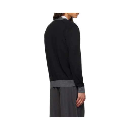 Bold Fox Head Patch V-Neck Cardigan