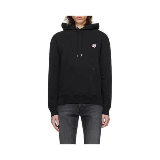 Fox Head Patch Drawstring Hoodie
