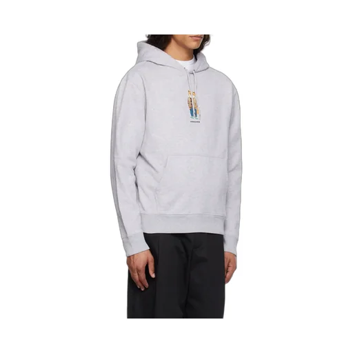 Fox Printed Drawstring Hoodie