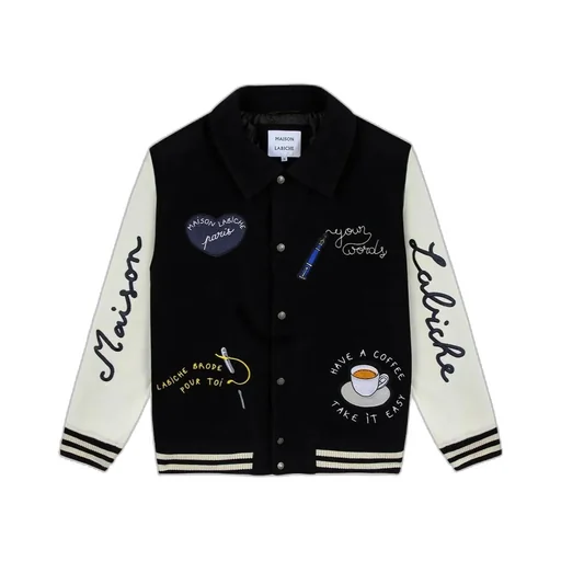 Graphic Embroidered Casual Jacket