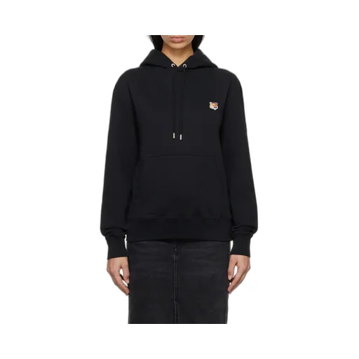 Fox Head Patch Drawstring Hoodie