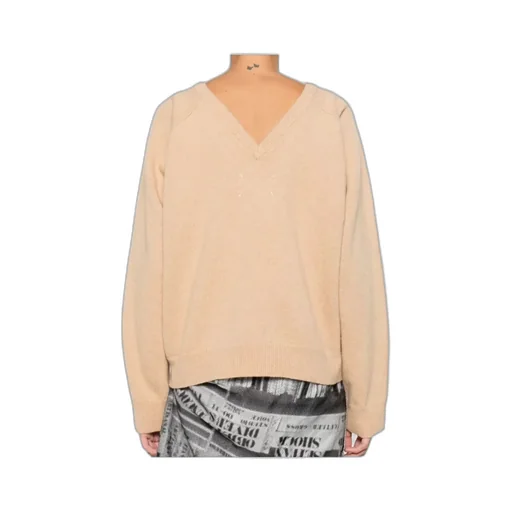 Maison Margiela V-Neck Knit Top
