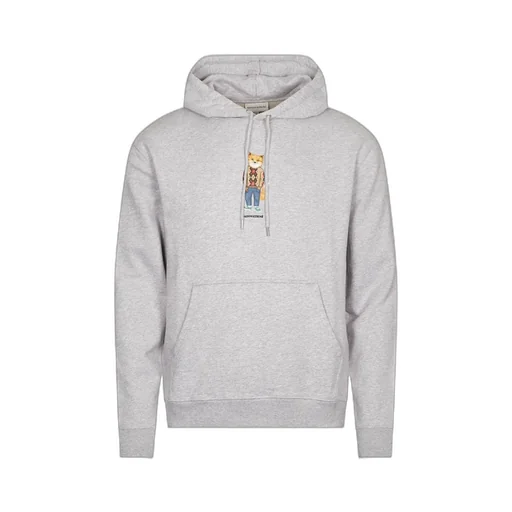 Fox Printed Drawstring Hoodie