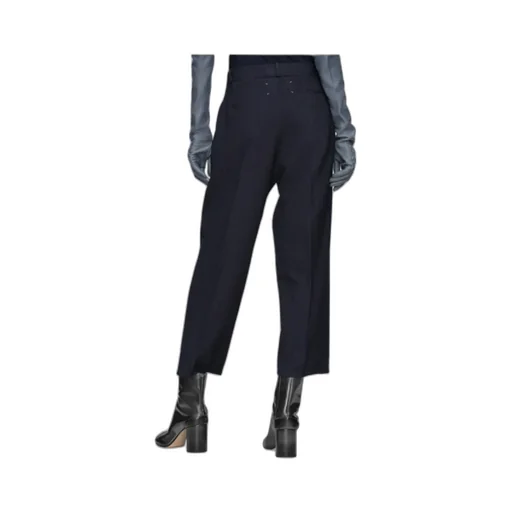 Pinstripe Wool Trousers