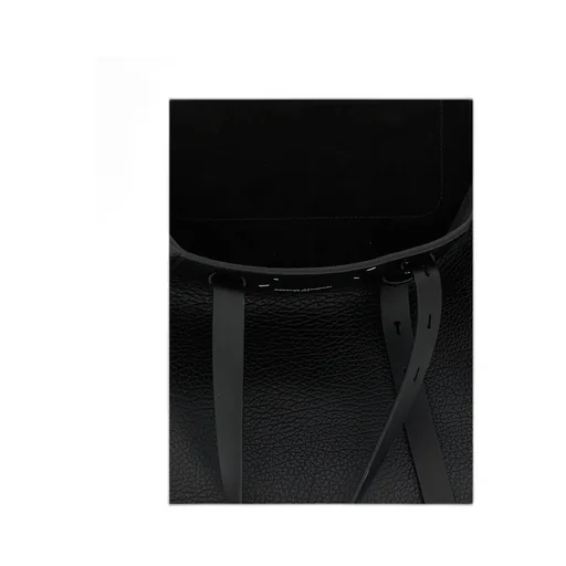 Vertical Logo Detailed Tote Bag