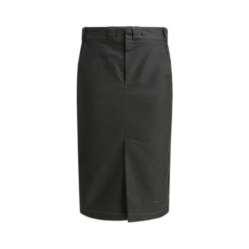 Chino Midi Skirt