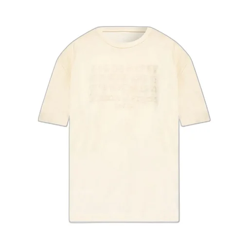Numbers-Motif Crewneck T-Shirt