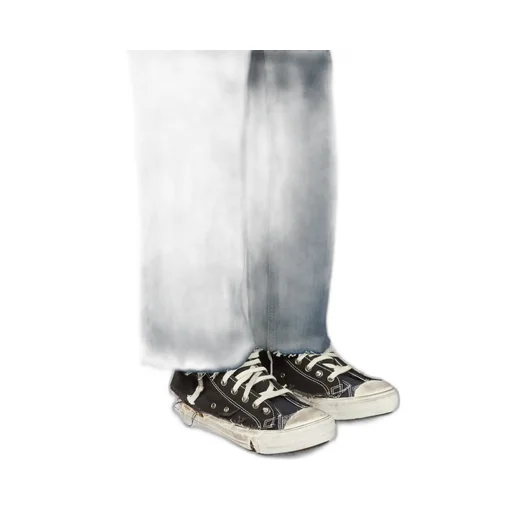 Distressed Lace-Up Sneakers