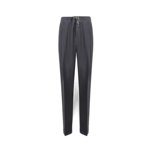 Drawstring Pleated Trousers