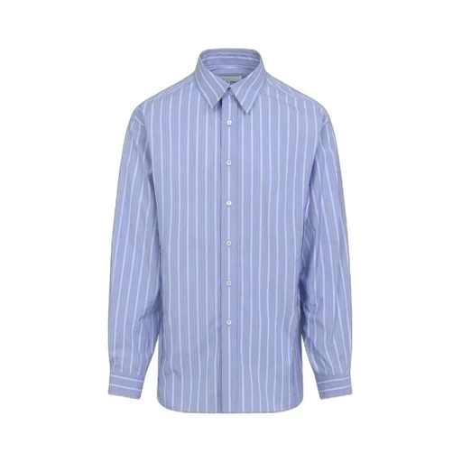 Striped Long-Sleeved Buttoned Shirt