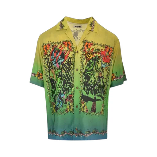 Graphic Printed Short-Sleeved Shirt