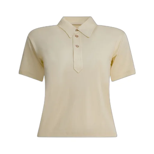 Short Sleeved Buttoned Polo Shirt