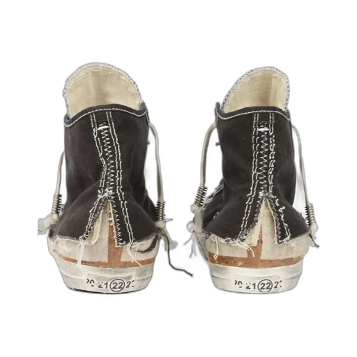 Frayed-Edges Distressed Sneakers