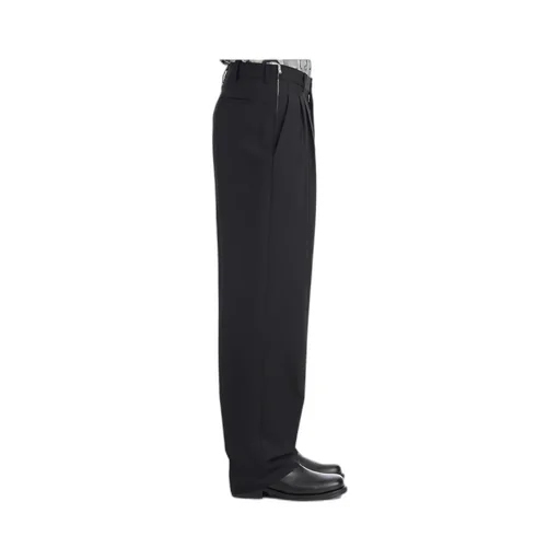 Double Pleat Straight Pants