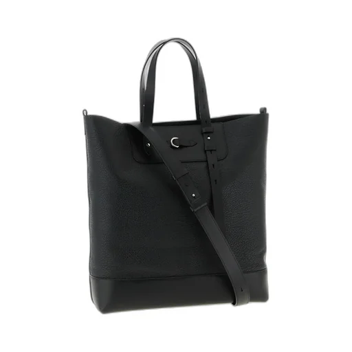 Vertical Logo Detailed Tote Bag