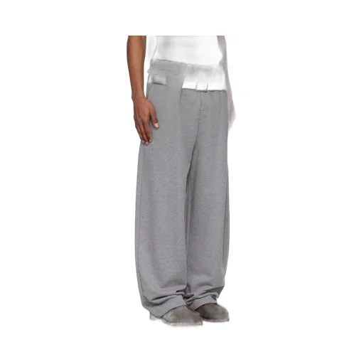 Logo Embroidered Wide Leg Pants