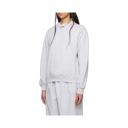 Logo Embroidered Long-Sleeved Sweatshirt