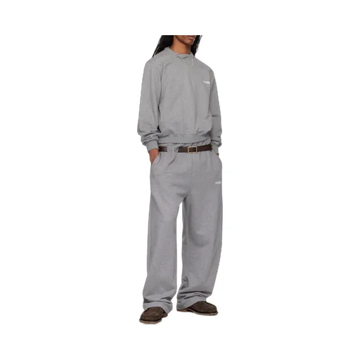 Logo Embroidered Wide Leg Pants