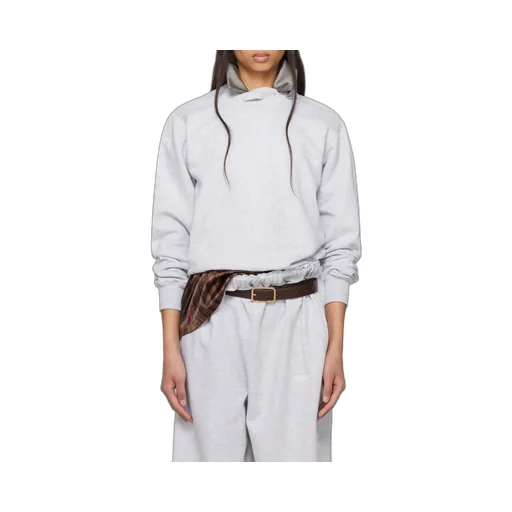 Logo Embroidered Long-Sleeved Sweatshirt