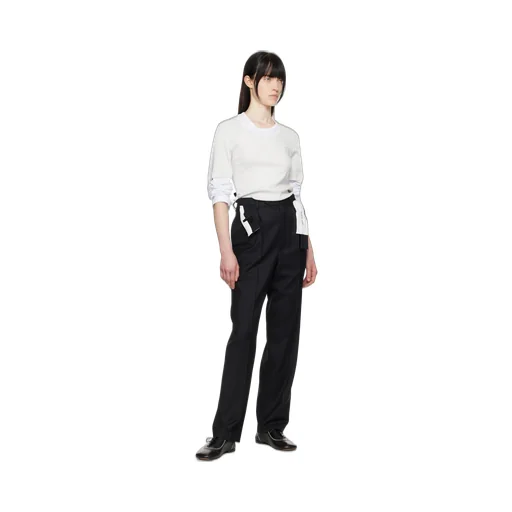Folded-Waistband Trousers