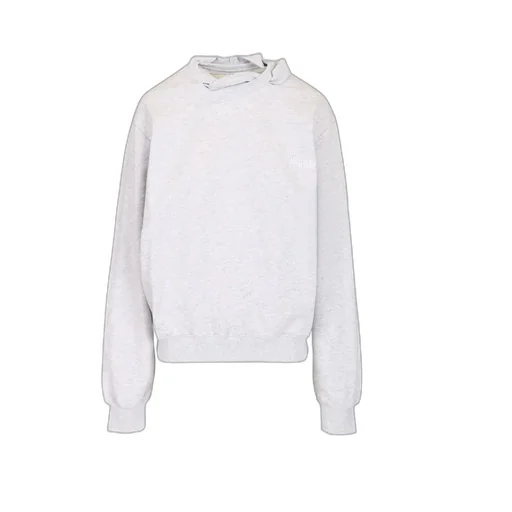 Logo Embroidered Long-Sleeved Sweatshirt