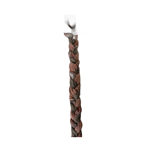 Braided-Strap Detailed Spread Collared Shirt
