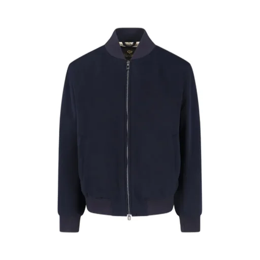 Cashmere Zip Bomber Jacket