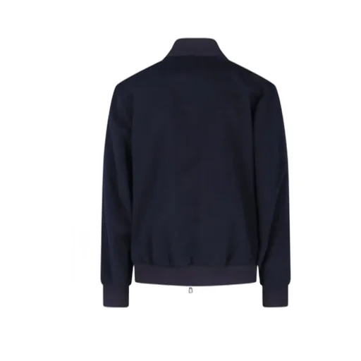 Cashmere Zip Bomber Jacket