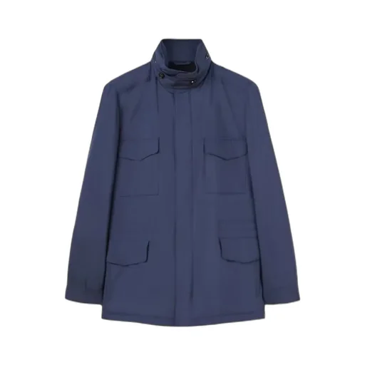 Zipped High Neck Coat