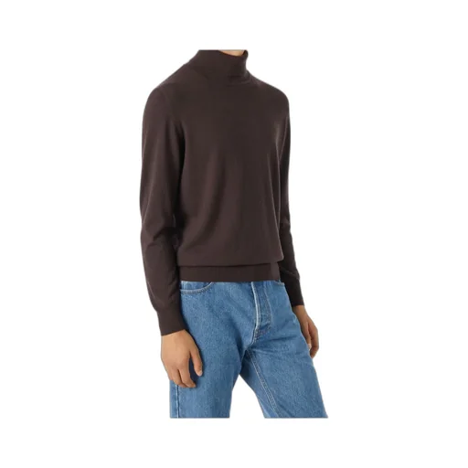 High-Neck Ribbed Sweater