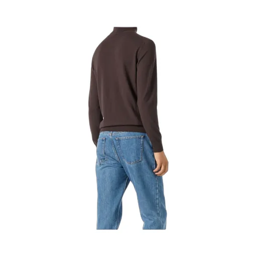 High-Neck Ribbed Sweater