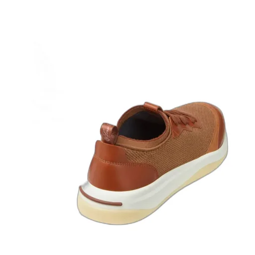 Leather-Mesh Sneakers