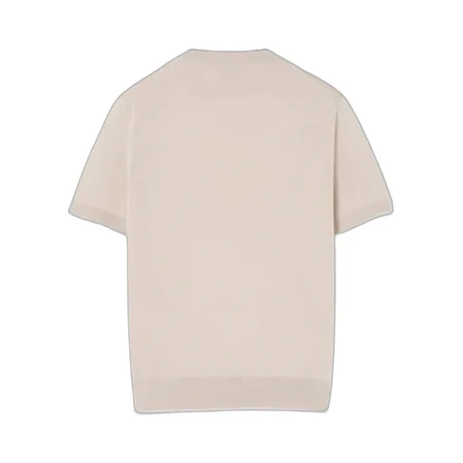 Ribbed-Neck T-Shirt