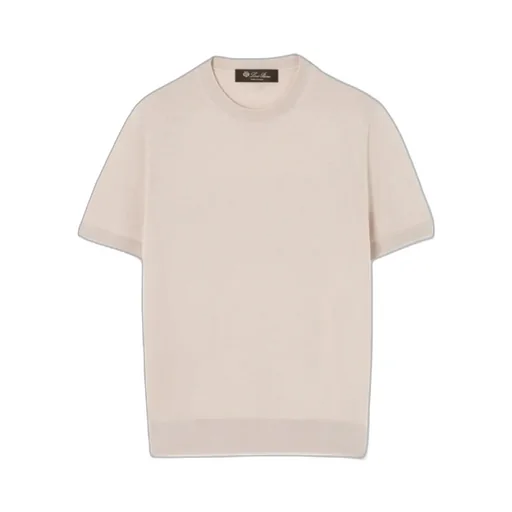 Ribbed-Neck T-Shirt