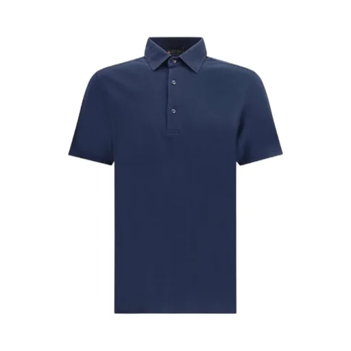 Button-Fastening Polo Shirt