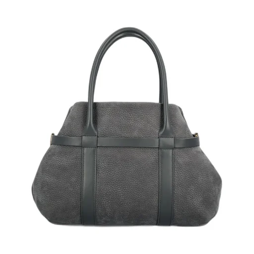 Logo Debossed Top Handle Bag