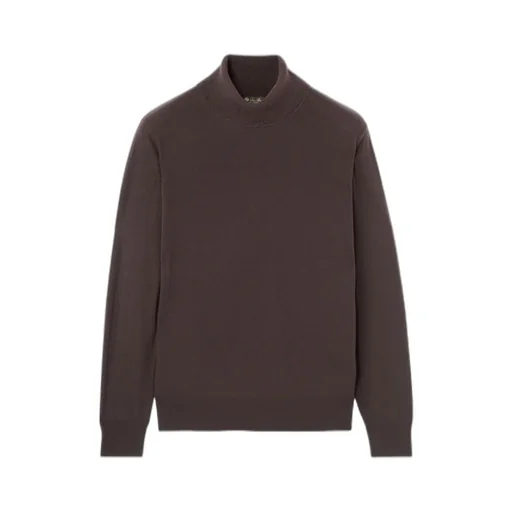 High-Neck Ribbed Sweater