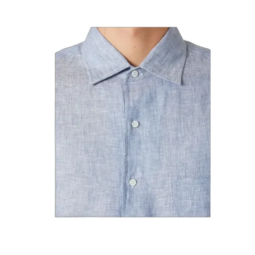 Andre Button-Fastening Linen Shirt